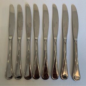 Oneida FLIGHT RELIANCE 9 Glossy Hollow 9" Dinner Knives Knife Set Stainless USA